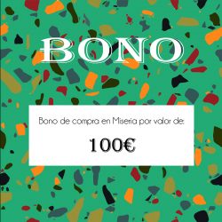 Bono canjeable en tienda de 100€