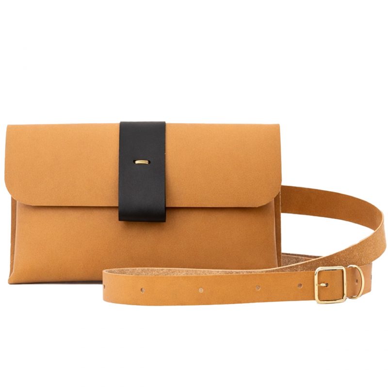 riñonera tira negra