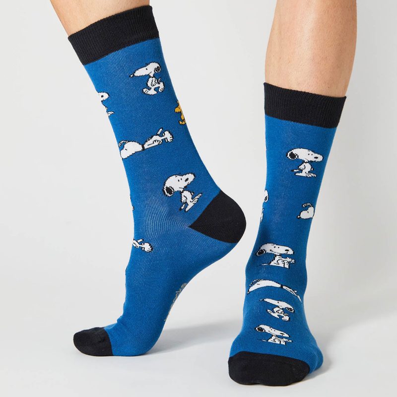 Calcetines Snoopy azul