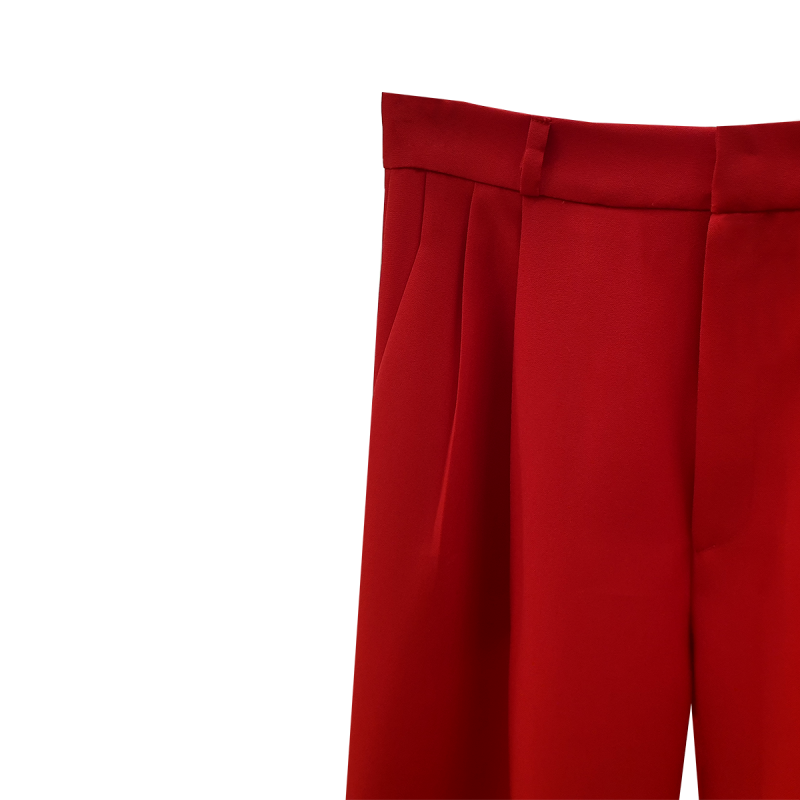 Pantalón gabardina roja