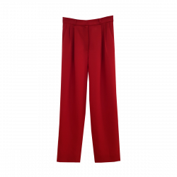 Pantalón gabardina roja