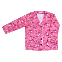 Blusa kimono tsuru rosa