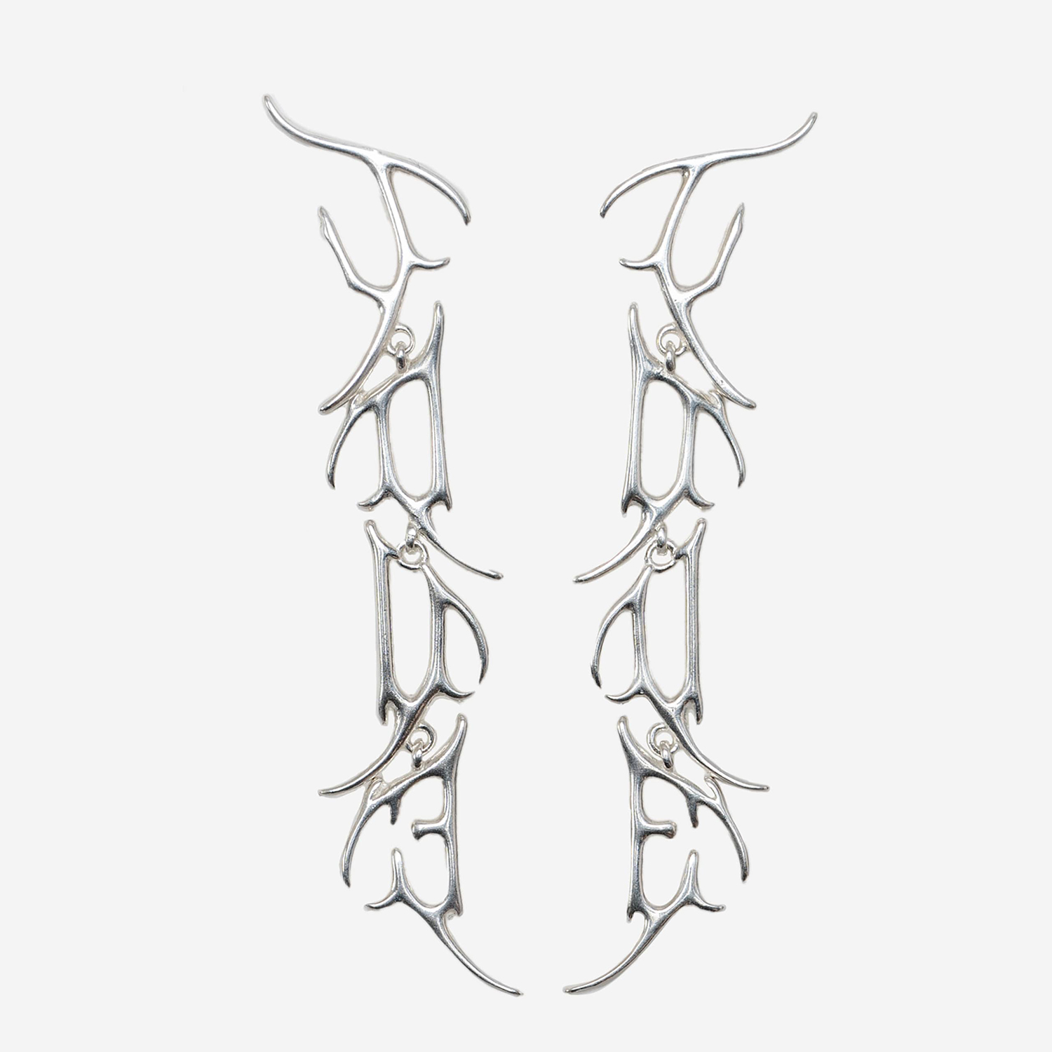 PENDIENTE-PLATA-LOVE-1500 Pendientes Love plata