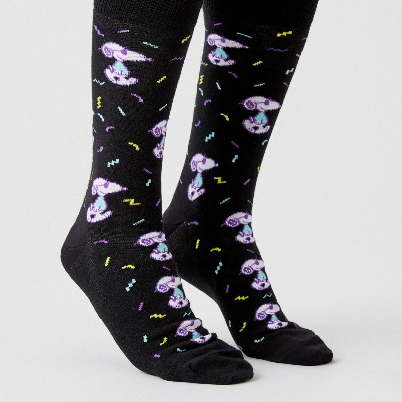 Calcetines Snoopy Fun Negro