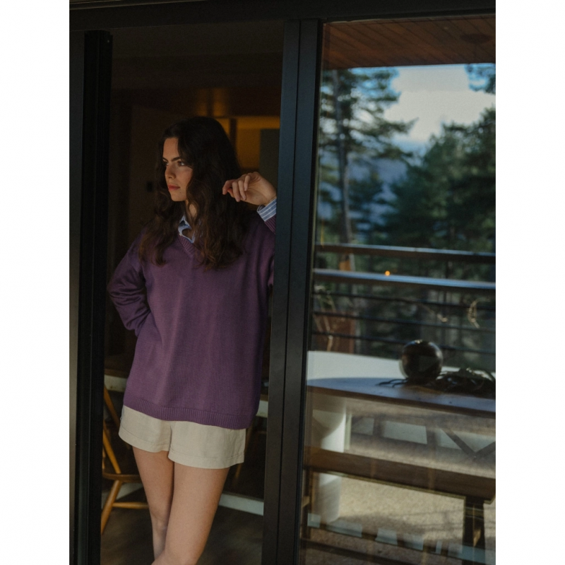 Jumper Maggiore uva