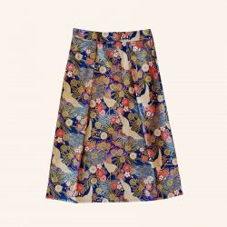 Falda Grullas azul