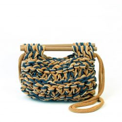 olso trenzado Lume camel & índigo