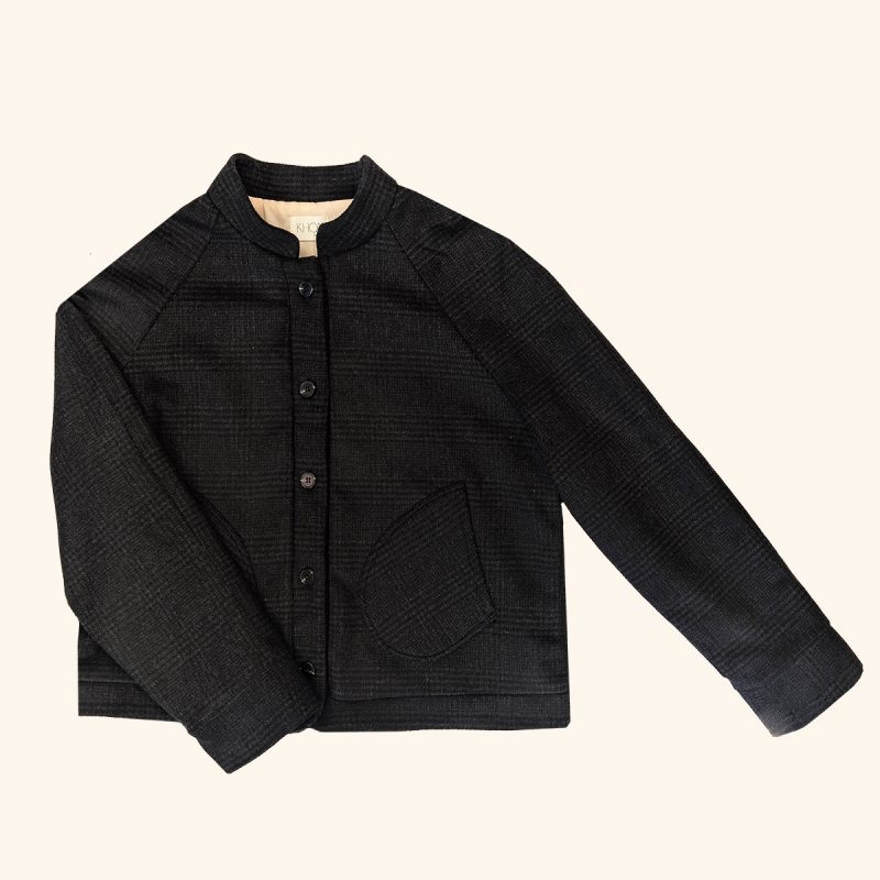 chaqueta bomber lana