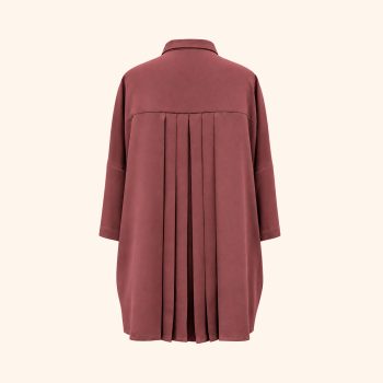 Camisa pliegues Buganvilla