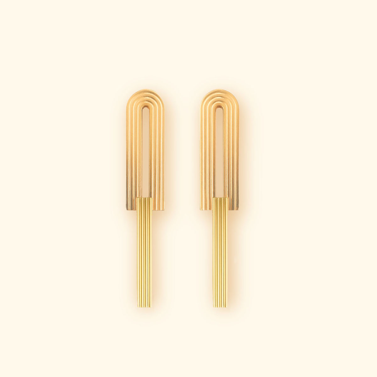 Pendientes Geo oval