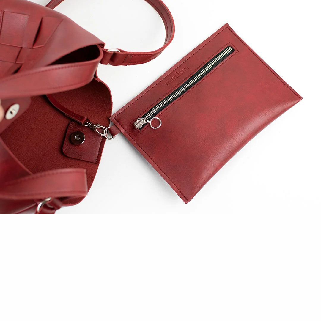 Bolso vegano Anni cereza - Image 2