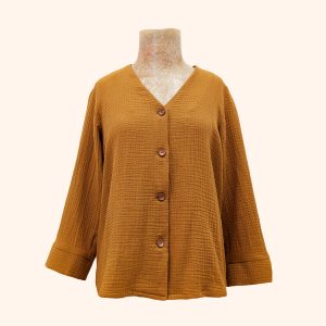 Blusa camisera Caramelo