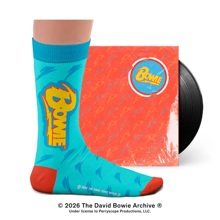 David Bowie Lightning Blue