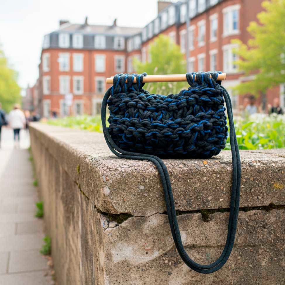 Bolso trenzado Lume negro & klein - Image 2