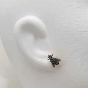 Pendientes abejas de plata