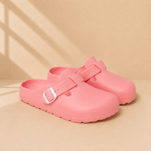 Zuecos Desalia rosa chicle