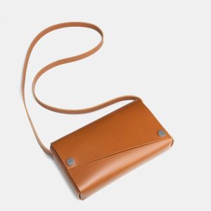 S BAG Caramel – Cuero premium